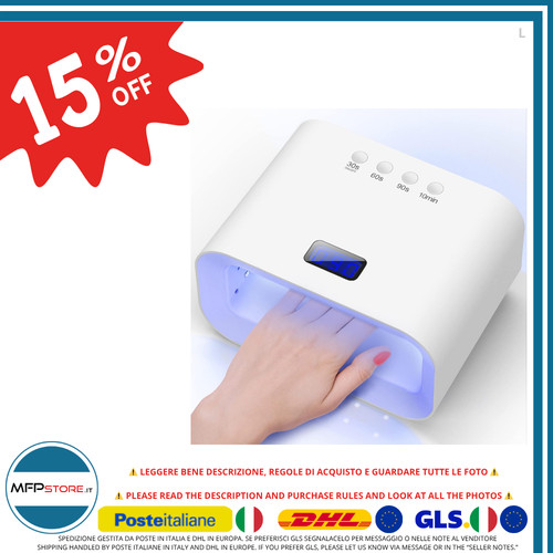 Lampada led unghie 150w - uv/led,