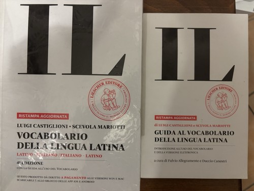 Vocabolario lingua latina - il,