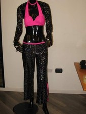 abito da ballo hip pop donna composta da 3 pezzi, fatto da una sarta del settore