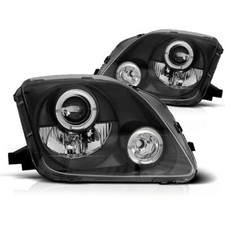 Fari Angel Eyes LED Nero per
