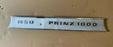 NSU Prinz 1000 1200 TT TTS