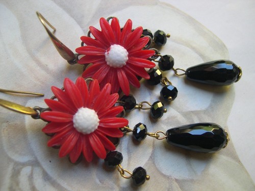 Orecchini vintage margherite - , e
