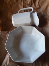 catino e brocca antichi  sc Richard e società ceramica Lombarda 