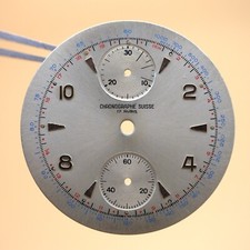 Cadran de montre Venus 170 - Chronographe Suisse Ø32mm [NOS] (Watch dial)