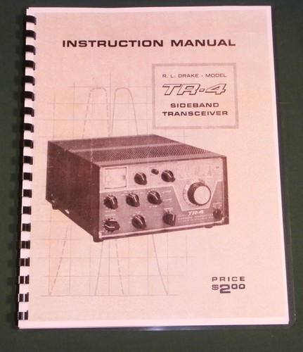 Drake manuale istruzioni - drake, tr-4