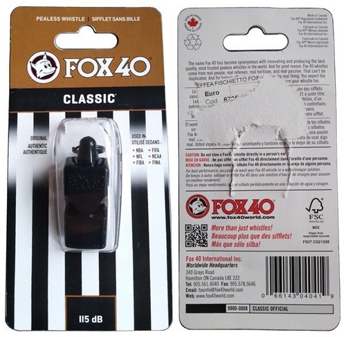 Fischietto arbitro effea fox