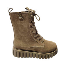 Stivaletti scarponcini Patrizia Pepe Teen PPJ985 in camoscio con zip e lacci