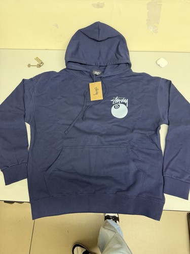 Stussy ball hoodie - ball, blu