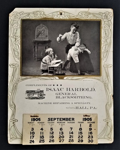 1905 antico calendario - 1905,
