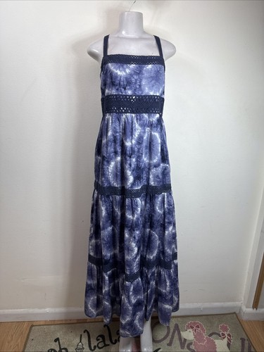 Maxi abito blu michael - (m3),