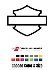 Adesivo vinile barra scudo