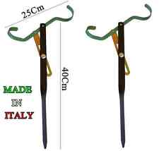 kit 2 reggicanna da pesca poggia canne fondo lago fiume carpa trota reggi canna