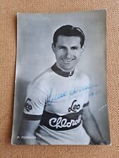 Pasquale Fornara cartolina ciclismo autografo originale