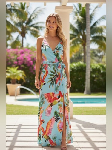 Maxi abito farm - abito, blu