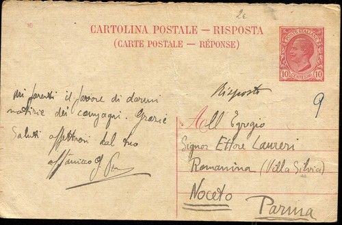 C45 cartolina postale da - -,