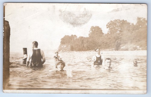 Cartolina epoca rppc persone - rppc,