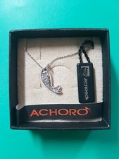 COLLANA IN ARGENTO CON CIONDOLO IN ARGENTO CON PERLE E SWAROSKI...