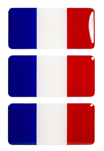 Bandiere francia adesivi 3d - francia,
