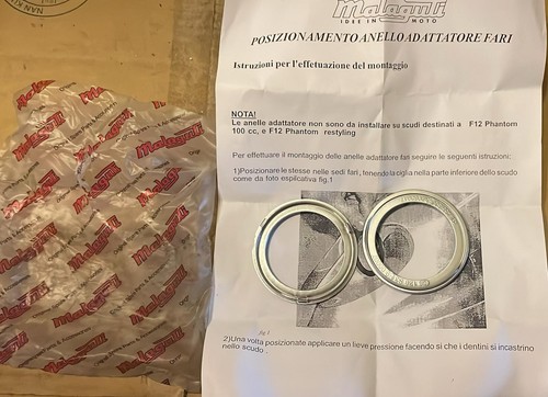 Anelli adattatore fari cromato - anelli,