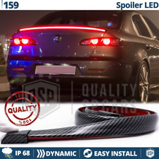 SPOILER LED Per Alfa 159 Posteriore Adesivo Striscia Led DINAMICA Fibra CARBONIO