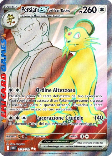 Persian del team rocket - ex,