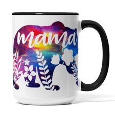 Tazza caffè ceramica floreale