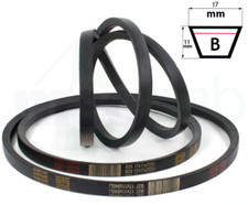 Cinghia Trapezoidale B Per Pulegge Agricole e Industriali 11 x 17 mm Sezione B
