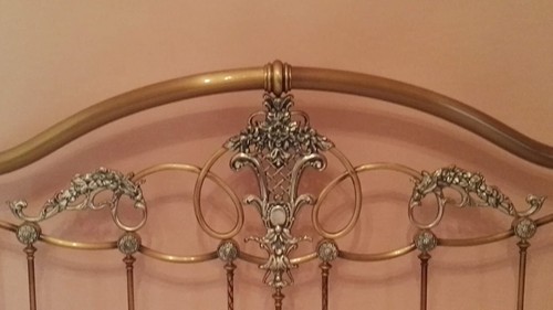 Letto matrimoniale ottone - letto, in