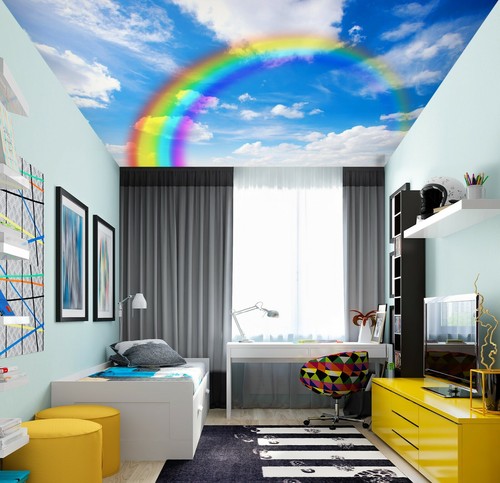 Carta parati arcobaleno - parati,