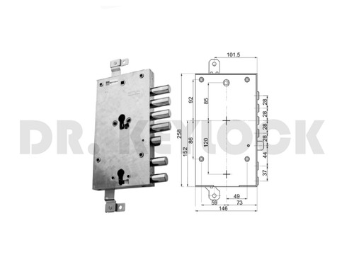 Serratura porta blindata - serratura,