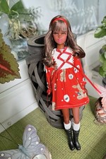 Barbie Francie vintage - OOAK - Francie nera