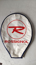 ROSSIGNOL FODERO/CUSTODIA RA CCHETTA DA TENNIS ANNI 70 VINTAGE