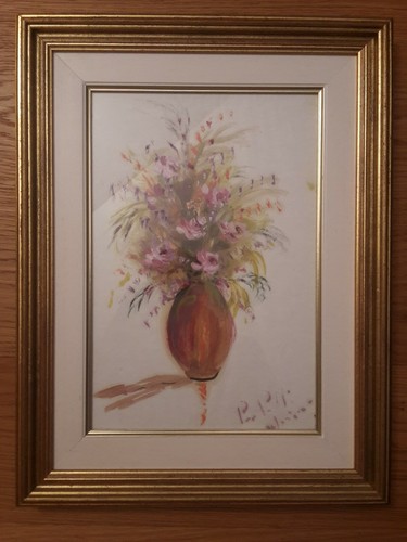 Quadro con cornice dorata