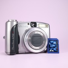 Canon fotocamera digitale PowerShot A710 IS 7,1MP argento testata