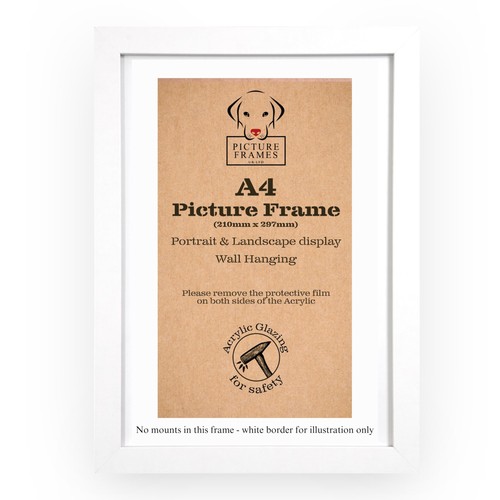 Cornice portafoto bianca - ,