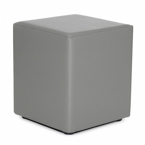 Cubo seduta ecopelle - , grigio