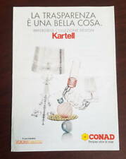 Dépliant CONAD 2016 Kartell scheda bollini punti catalogo brochure regali premi