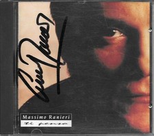 MASSIMO RANIERI - RARO CD CON AUTOGRAFO " TI PENSO "
