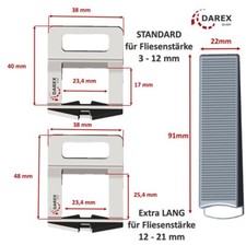 100-4000 linguette di trazione PROFESSIONALI sistema di livellamento piastrelle varianti 1-3 mm