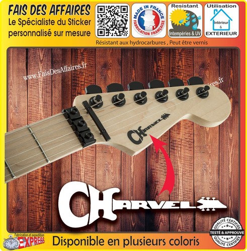 Sticker autocollant charvel - sticker,