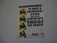 advertising Pubblicità 1996 MALAGUTI F 10 F10/CENTRO/PHANTOM/CROSSER 50