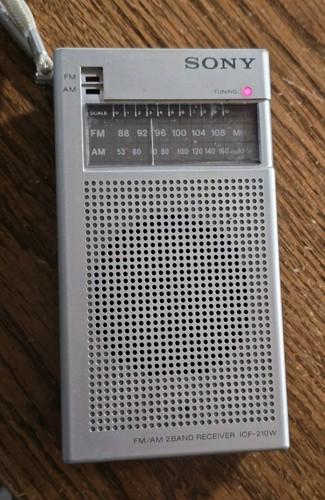 Vintage sony icf - vintage, fm/am