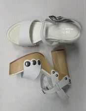 Sandali donna bianchi con tacco