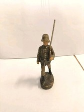 Soldatino in Pasta Elastolin - Fante Tedesco in Marcia.