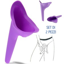 2x Orinatoio imbuto donna
