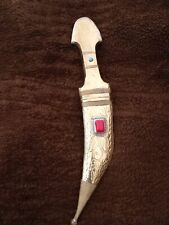 Antico pugnale coltello arabo