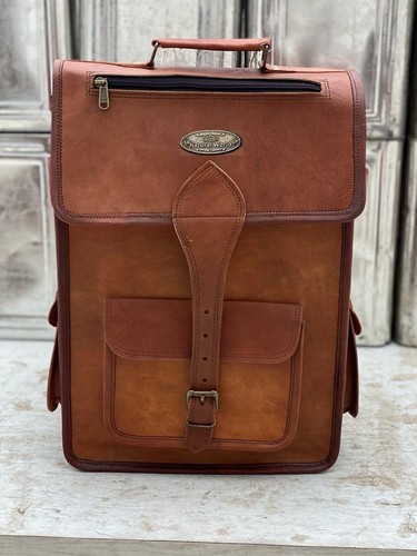 Zaino viaggio vera pelle - zaino,