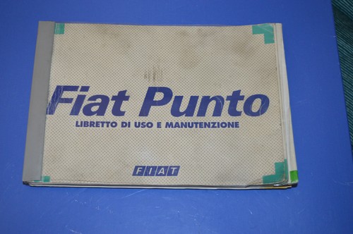 Libretto istruzioni fiat punto - libretto,