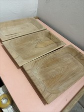 Scifella per polenta artigianale in Legno Massello 31x17 cm 3 pezzi Come Nuovi