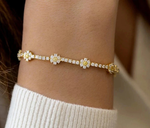 Bracciale tennis 7ct taglio - tennis,